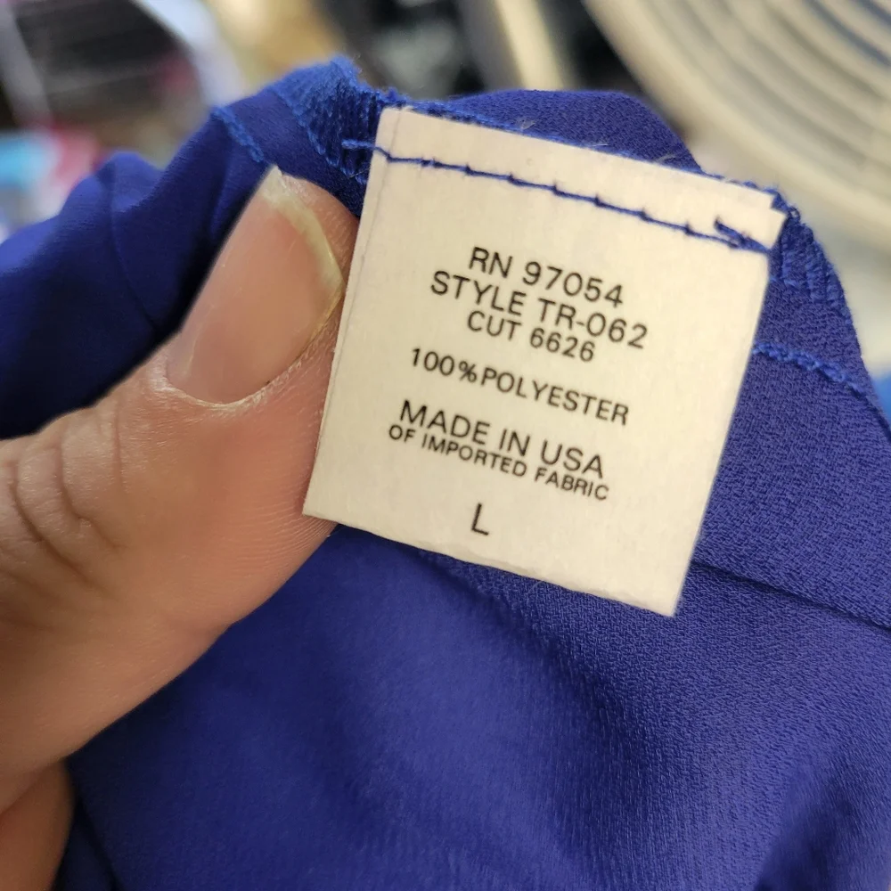 Three Eighty Two NWOT Blue‎ Slip Dress Size Large